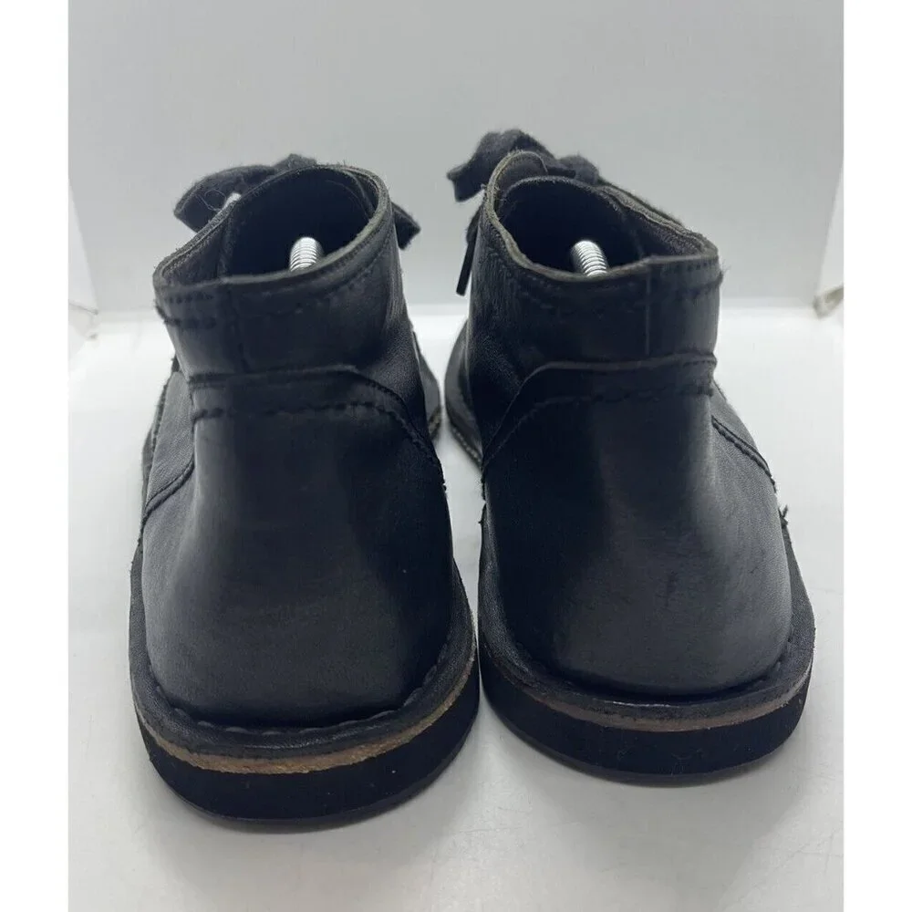 John Varvatos Star USA Men's Black Hipster Chukka Boots Leather Shoes Size 11M